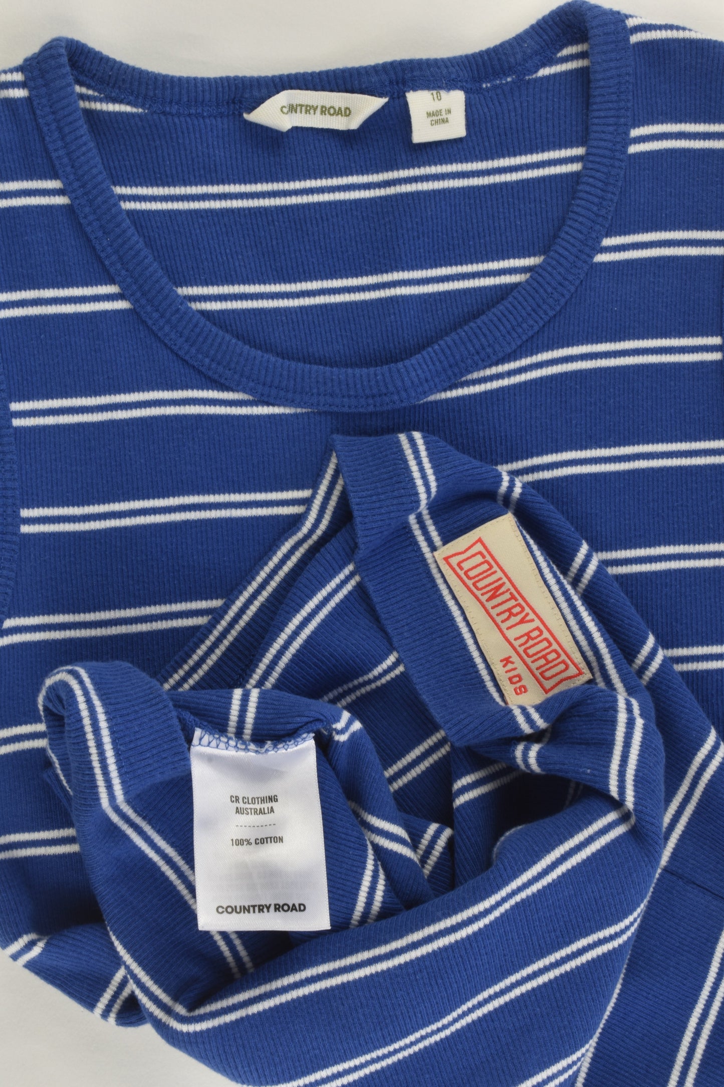 Country road Size 10 Ribbed Striped Tank Top
