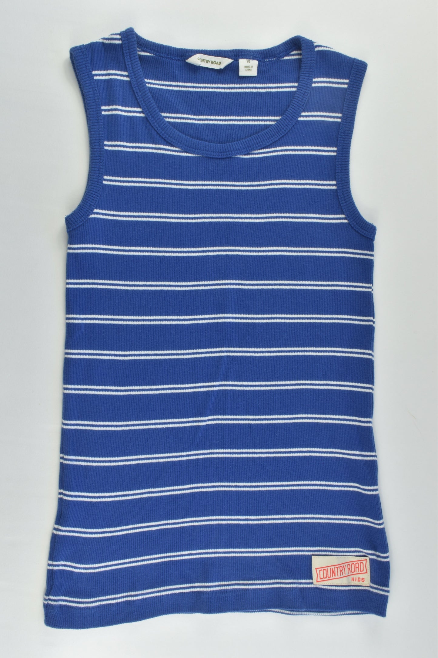 Country road Size 10 Ribbed Striped Tank Top