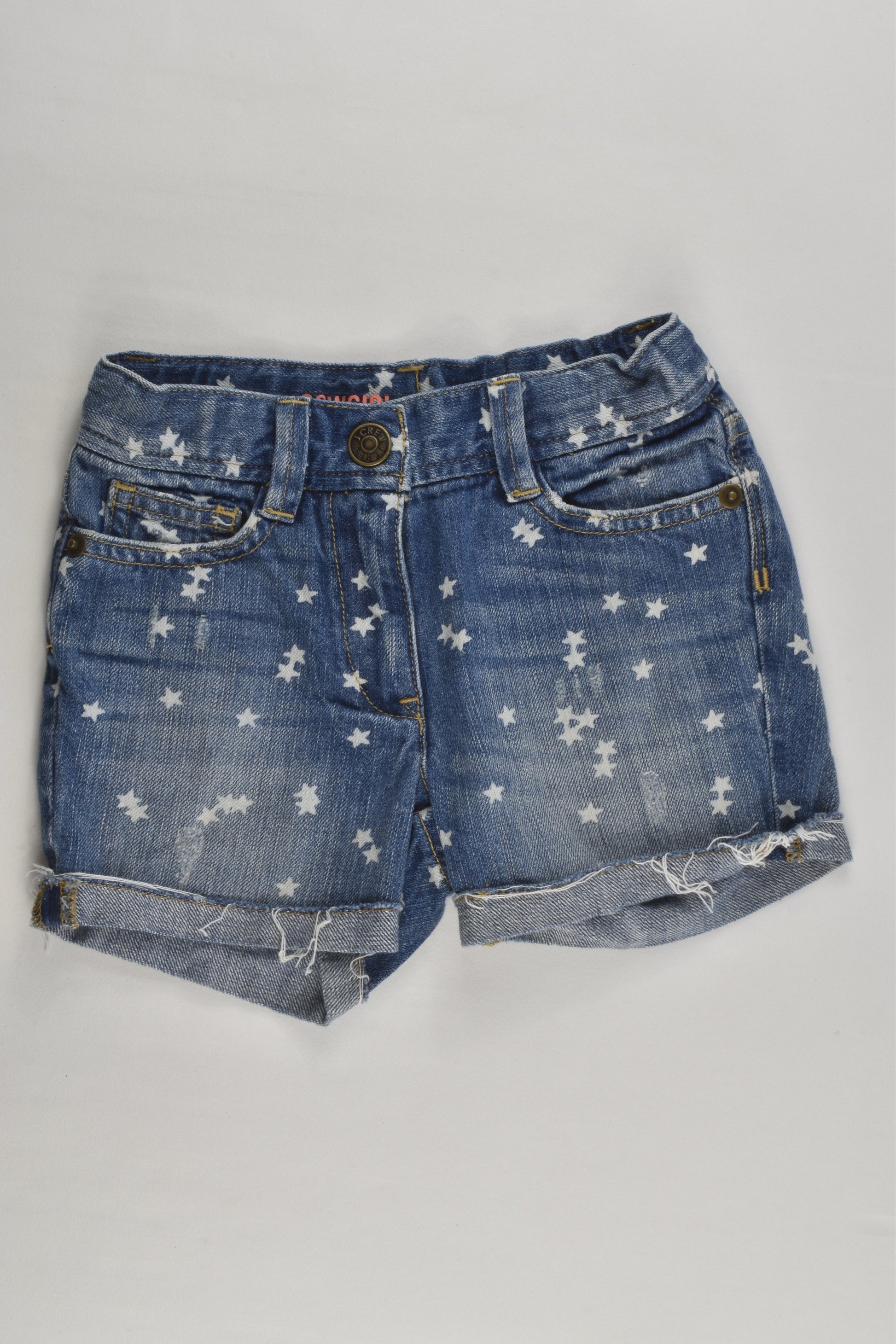 Crewcuts Size 3 Stars Denim Shorts