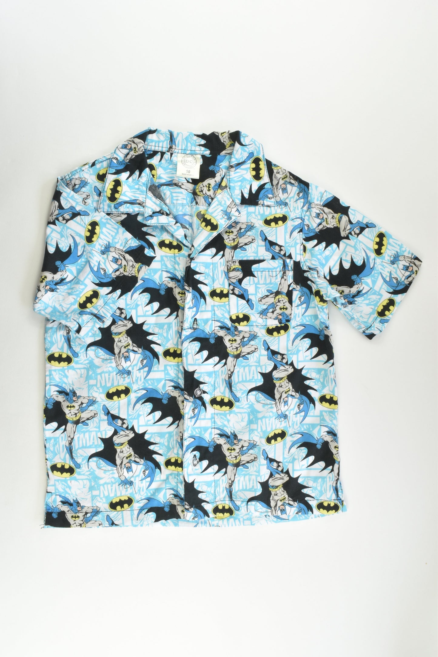 DC Comics Original Size 10 Batman Shirt