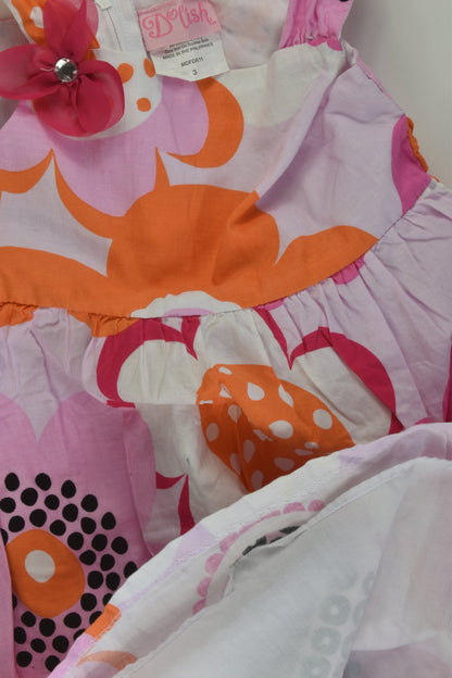 D'Lish Size 3 Lined Dress