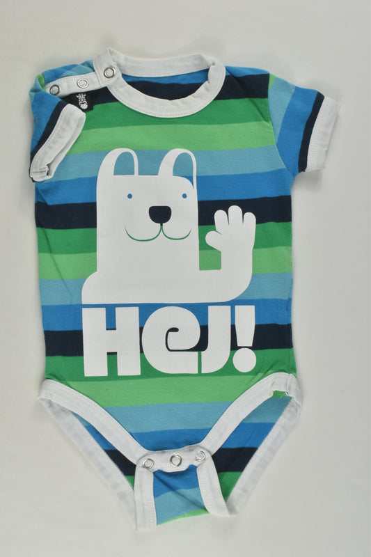 Danefae Size 000 (3 months) 'Hej' Bodysuit