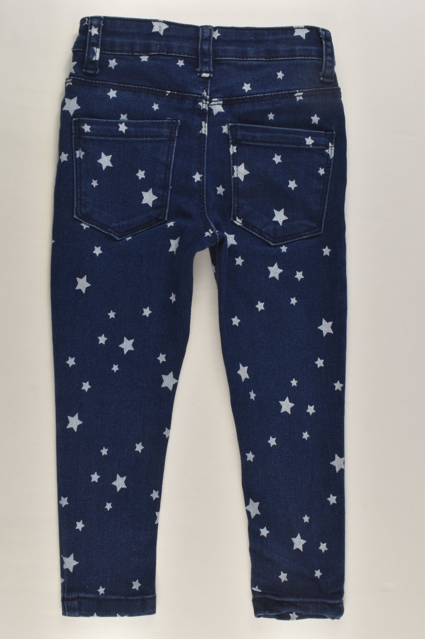 Denim Co Size 2-3 (98 cm) Stars Stretchy Skinny Denim Pants