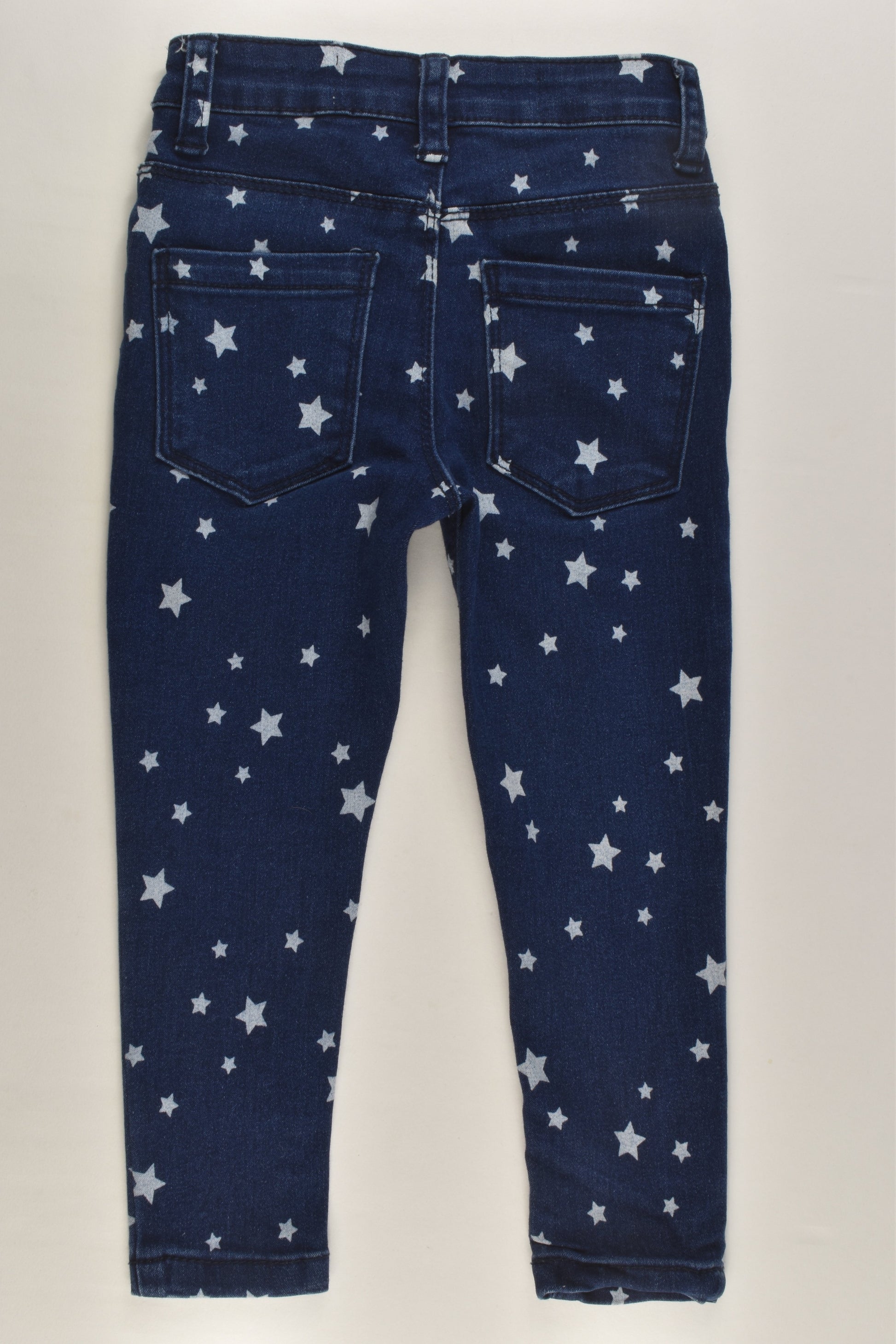 Denim Co Size 2-3 (98 cm) Stars Stretchy Skinny Denim Pants