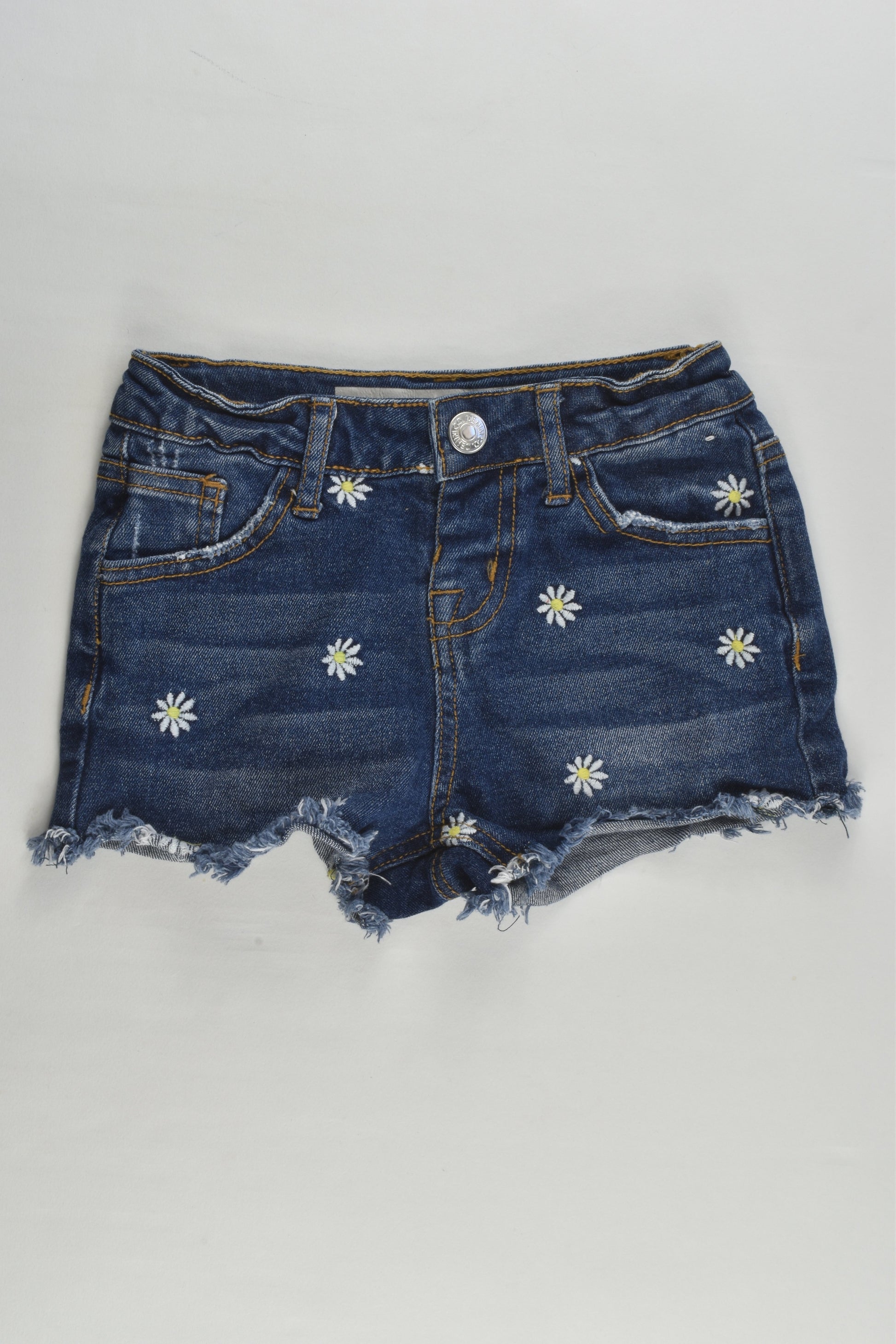 Denim Co Size 3-4 (104 cm) Daisy Denim Shorts
