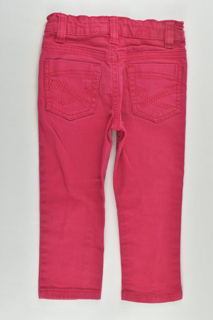 Denim Company Size 3-4 Pink Stertchy Pants
