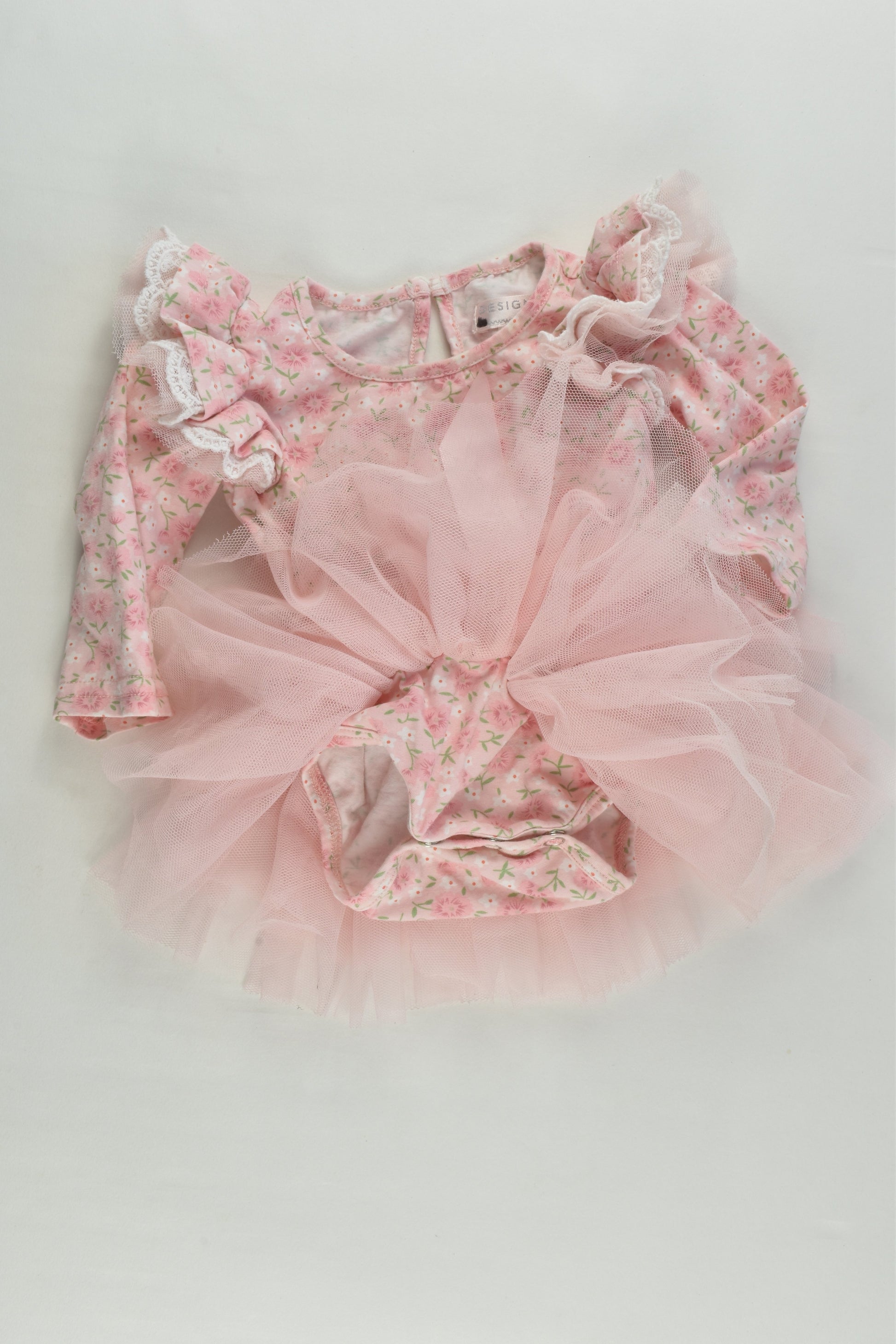 Designer Kidz Australia Size 00 Floral Tutu Romper