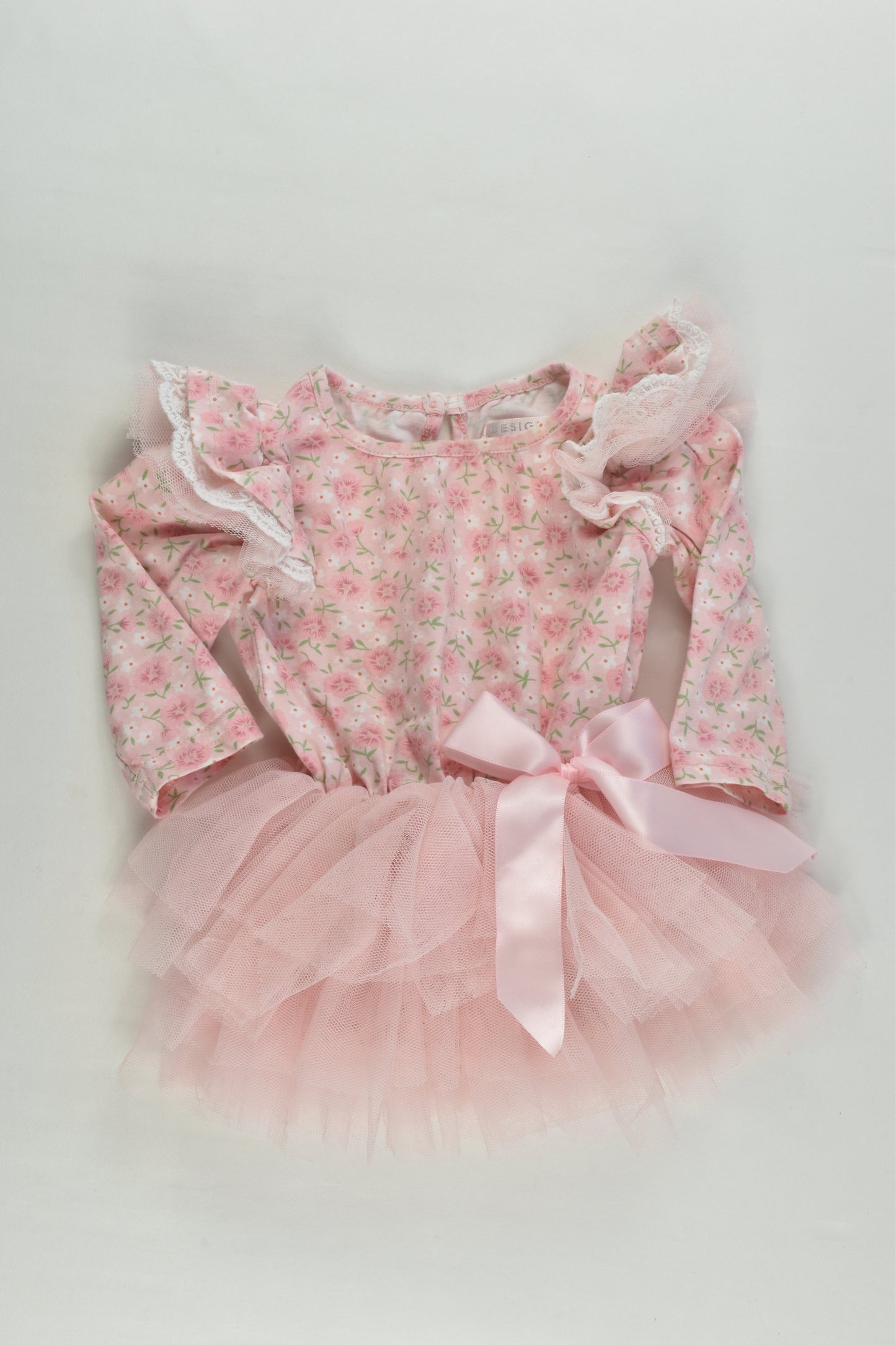Designer Kidz Australia Size 00 Floral Tutu Romper