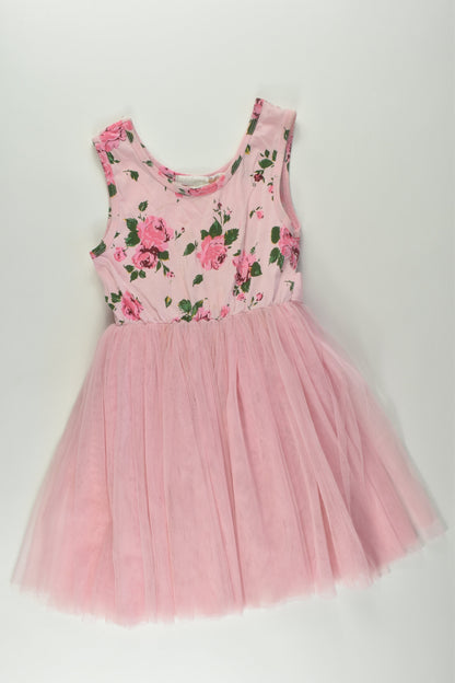 Designer Kidz Size 4 Floral Tulle Dress