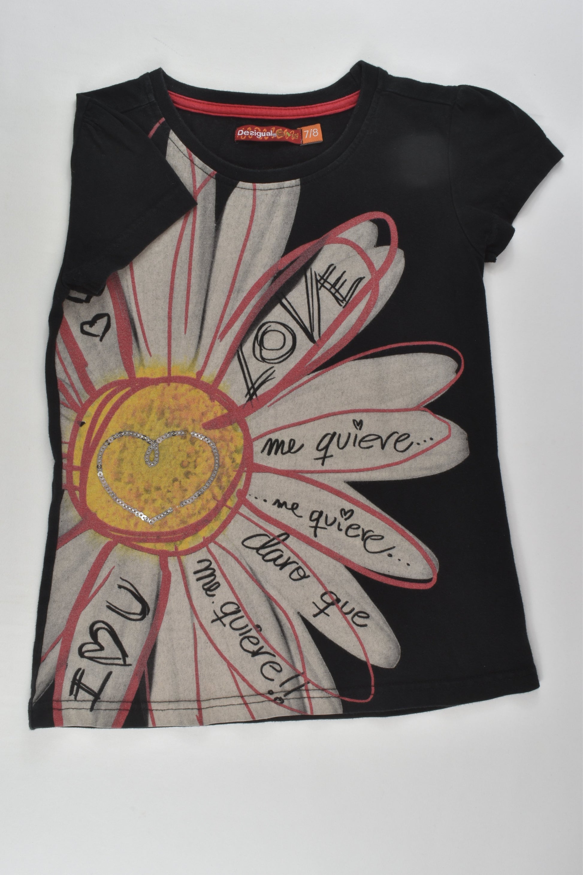 Desigual Size 7/8 Daisy T-shirt