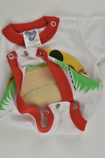 Disney Babies Size 000-00 Vintage Bodysuit