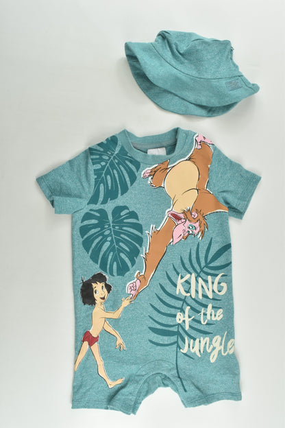 Disney Baby Size 0 (O9-12 months) Jungle Book Short Romper and Hat