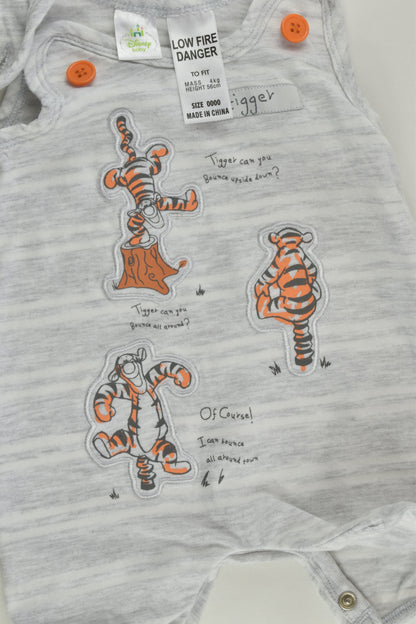 Disney Baby Size 0000 Tigger Short Romper