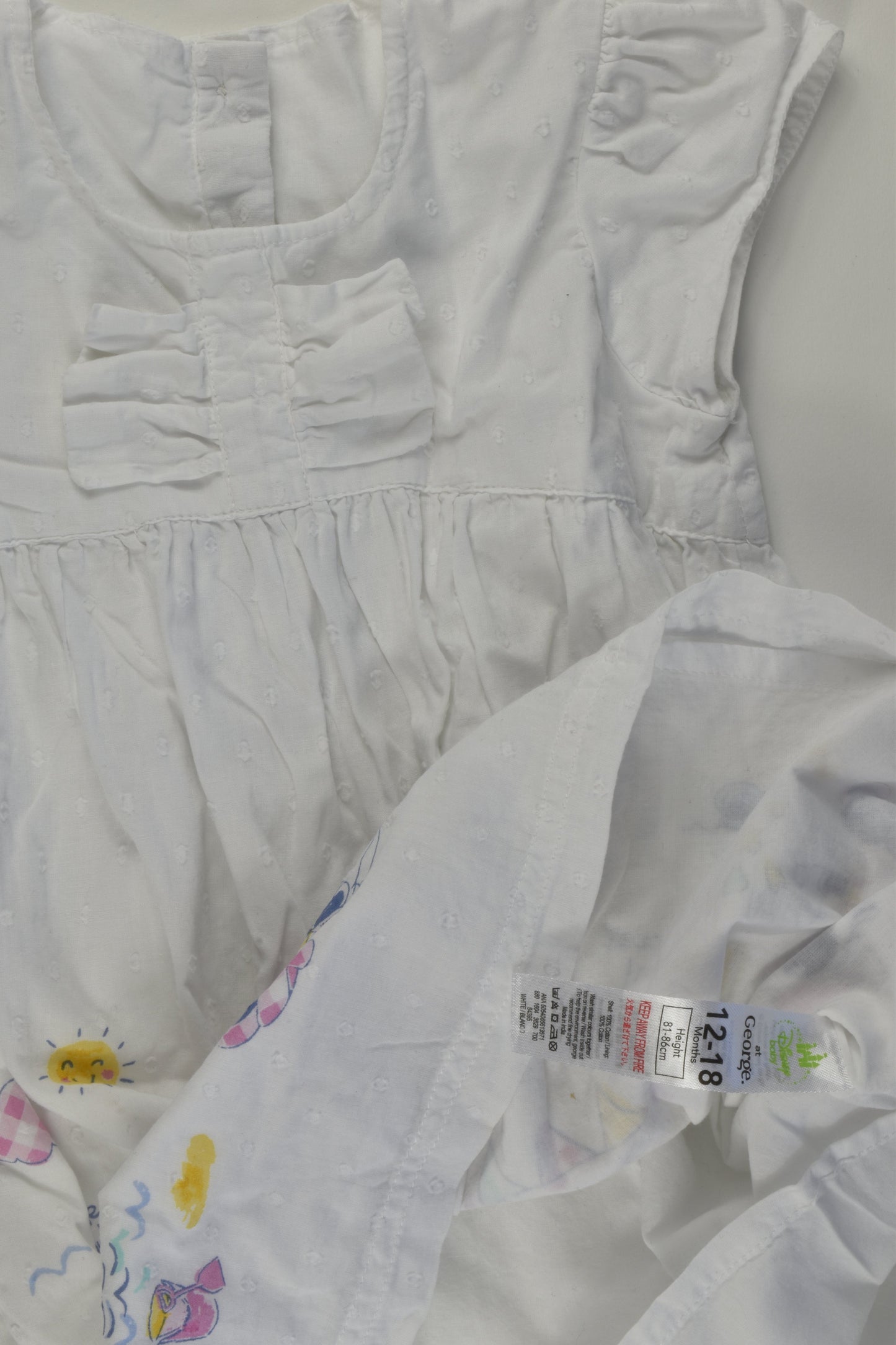 Disney Baby at George Size 1 Minnie Mouse Lined Dress