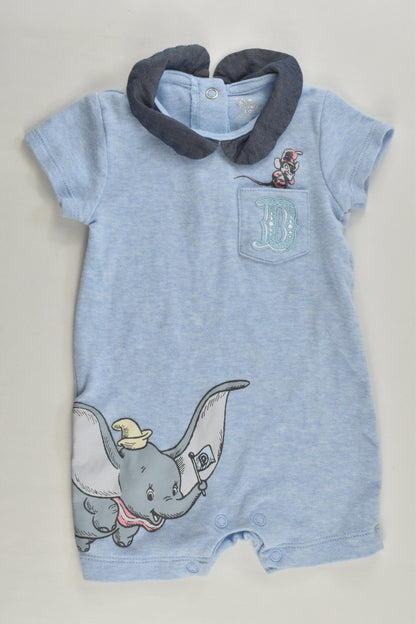 Disney Baby by Primark Size 00 (3-6 months, 68 cm) Dumbo Short Romper