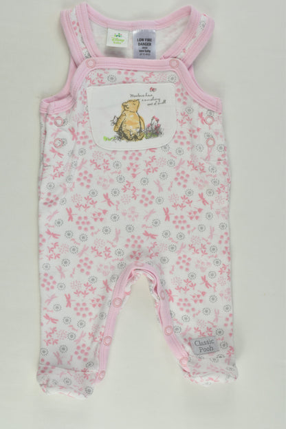 Disney Baby by Target Size 0000 Winnie The Pooh Footed Overalls