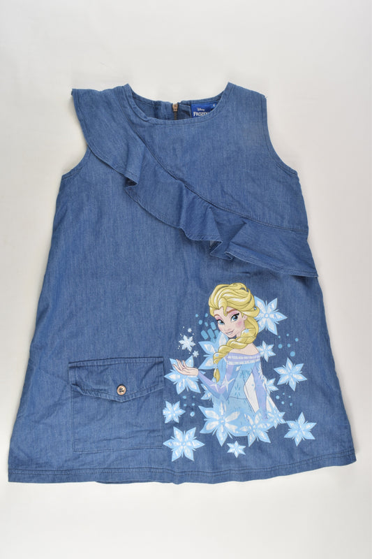 Disney Frozen Size 4 Elsa Lightweight Denim Dress