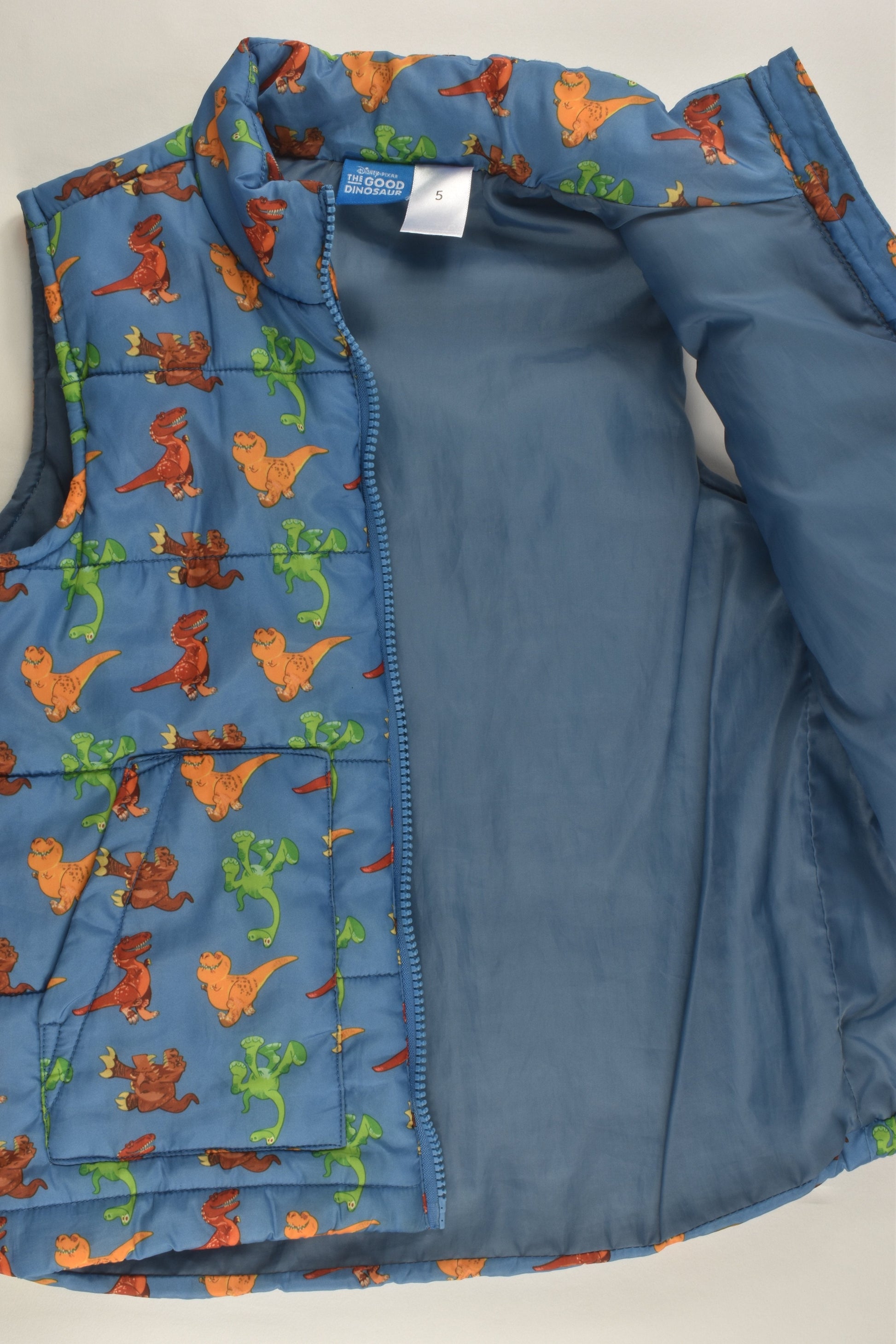 Disney Pixar Size 5 The Good Dinosaur Puffer Vest