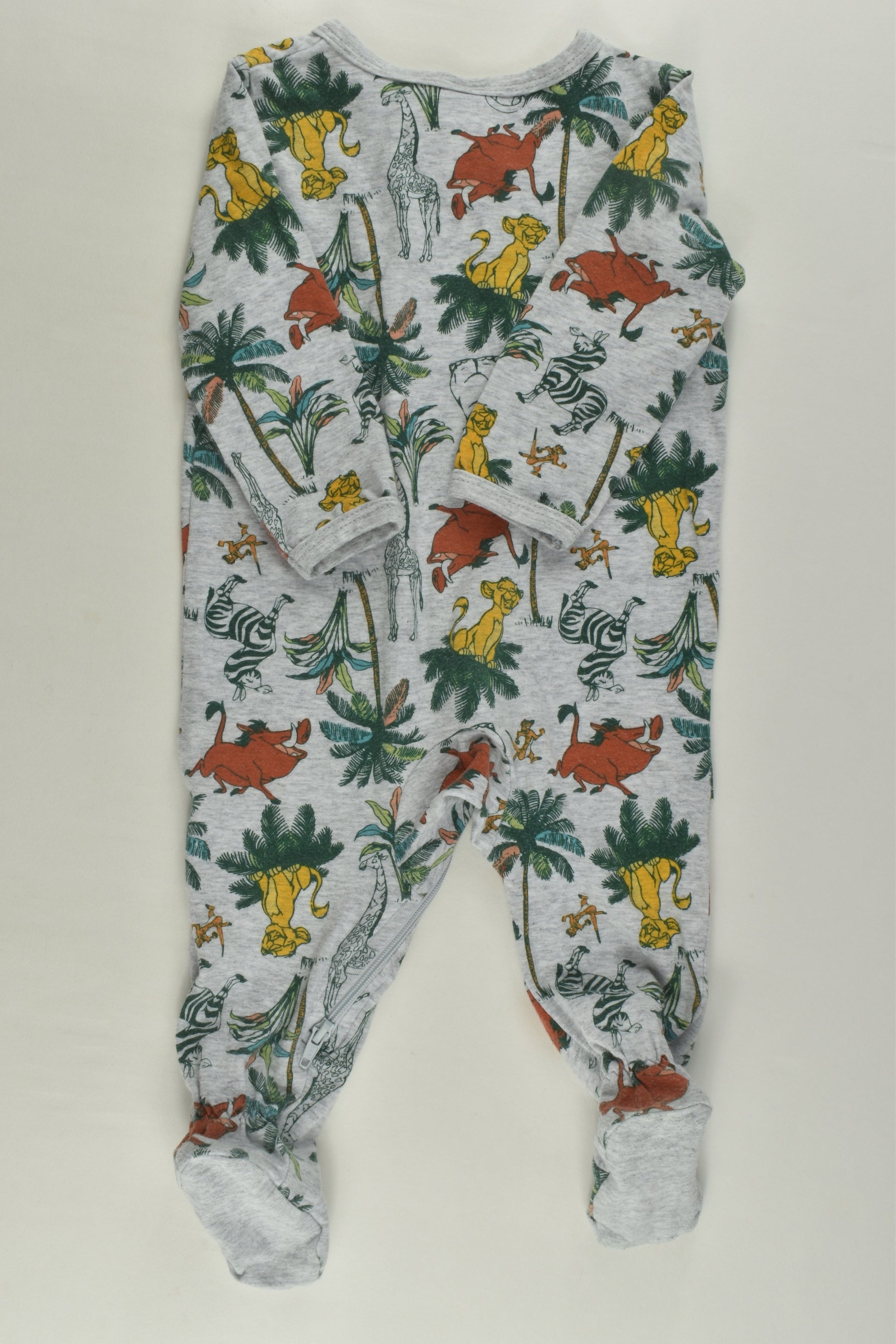 Disney Size 00 Lion King Footed Romper