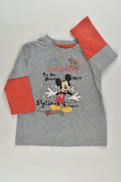 Disney Size 1 Mickey Mouse Top