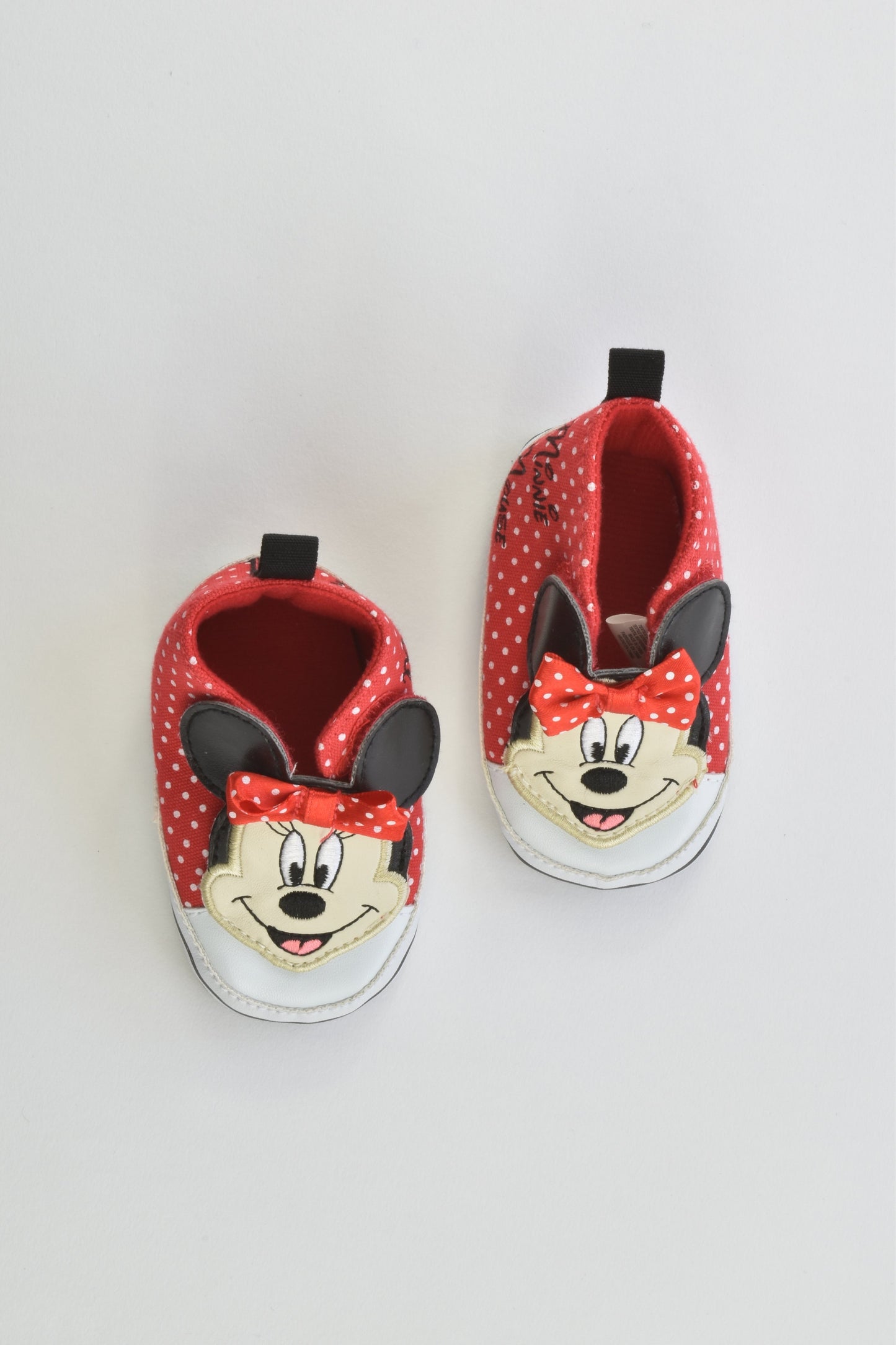 Disney Size 3-6 months (00) Minnie Mouse Soft Shoes