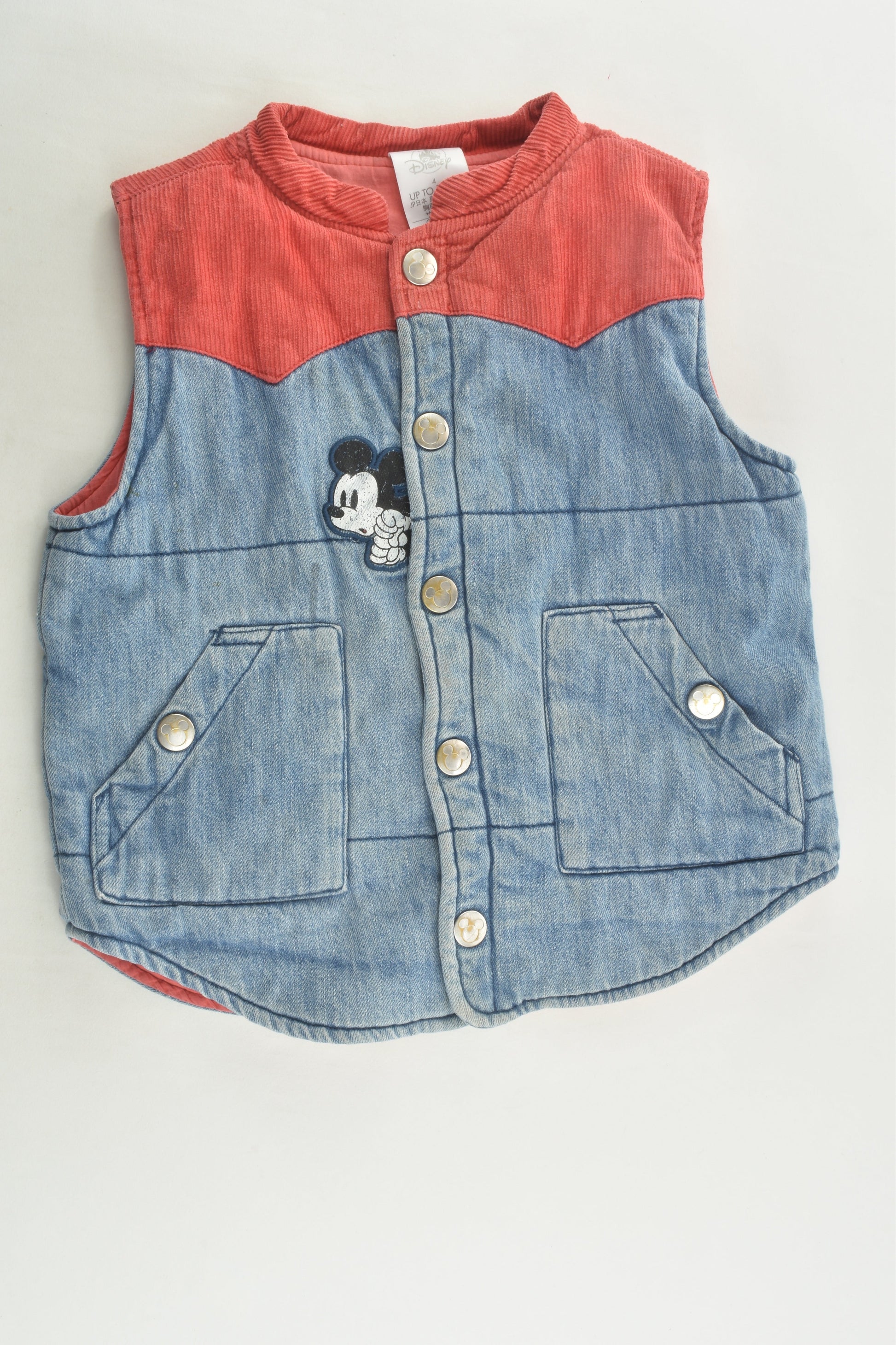 Disney Size 4 Mickey Mouse Vest