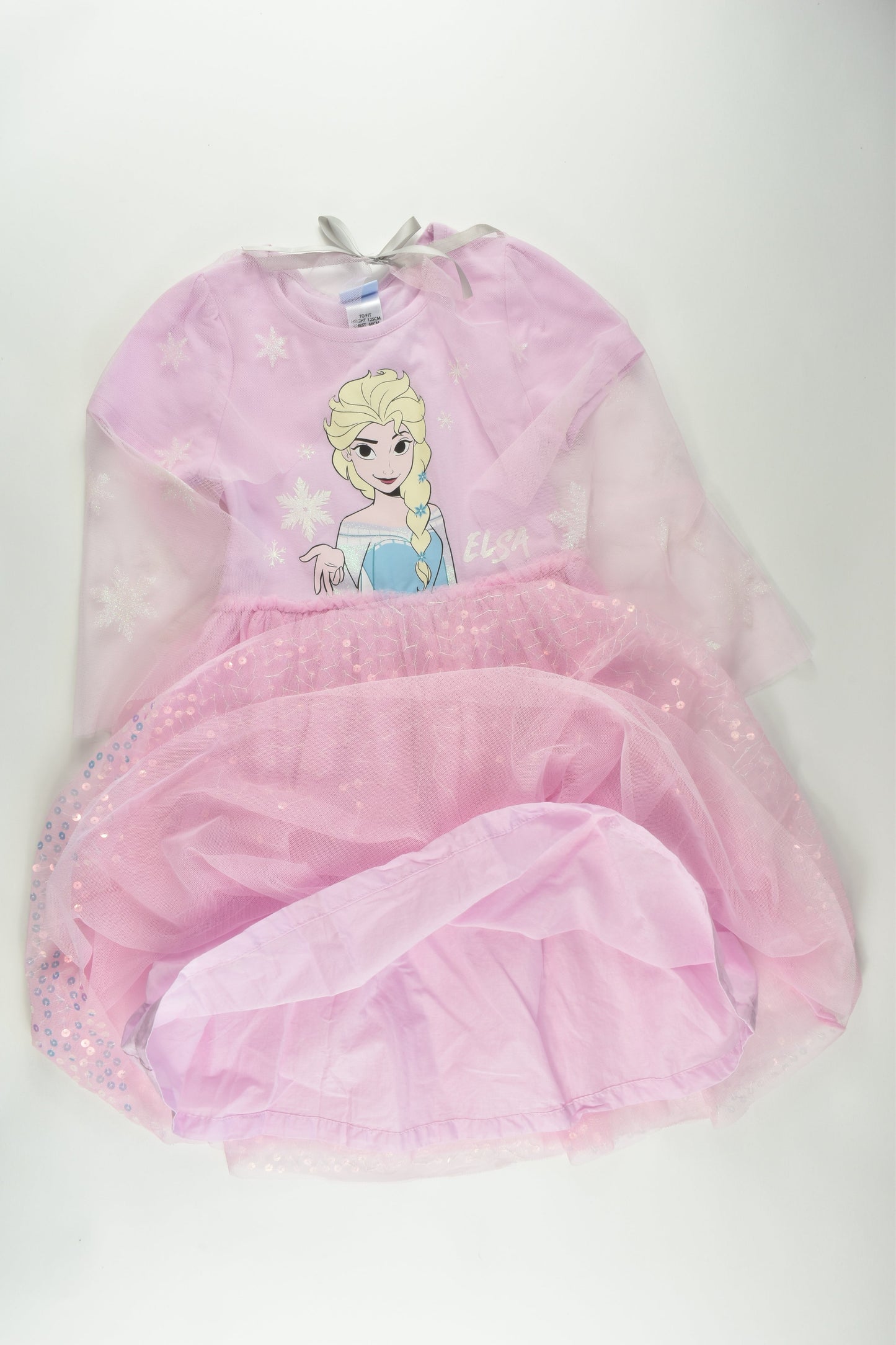 Disney Size 7 Frozen Dress and Cape