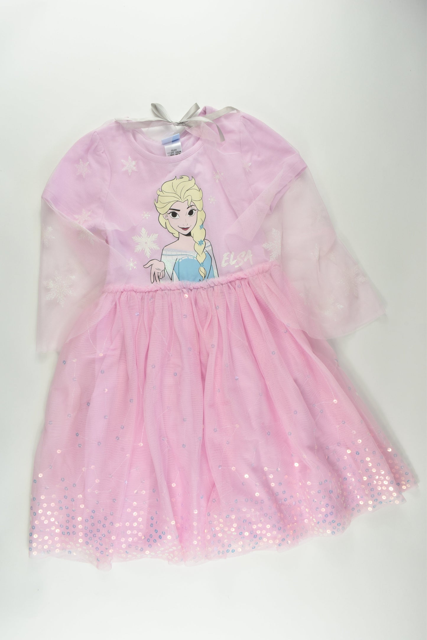 Disney Size 7 Frozen Dress and Cape
