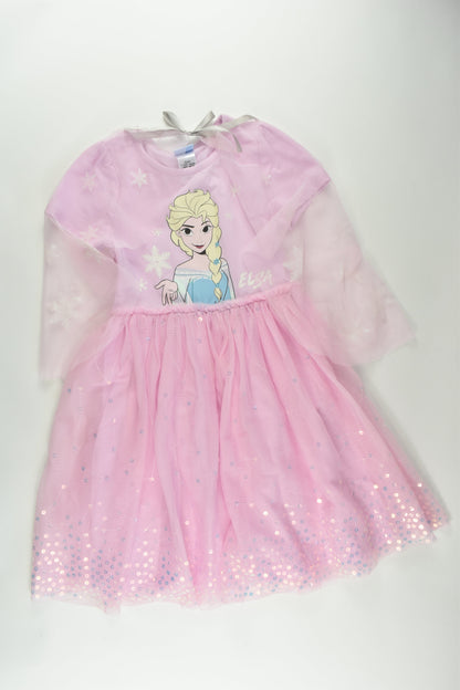 Disney Size 7 Frozen Dress and Cape