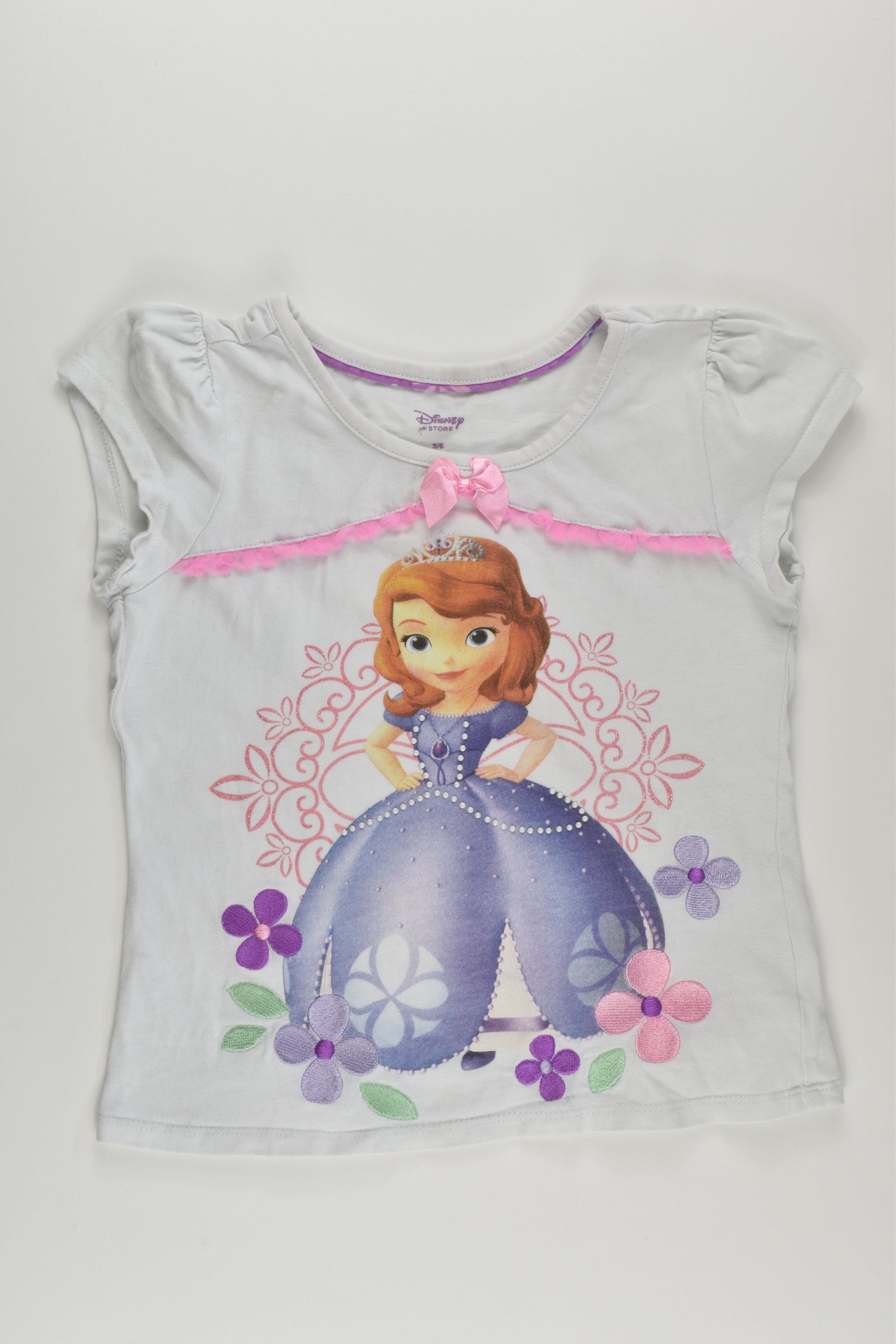Disney Store Size 5/6 Princess Sophia T-shirt