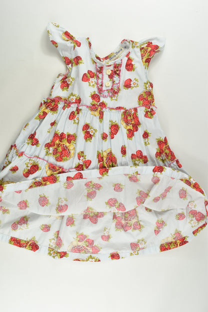 Dizzy Daisy Size 5 Handmade Strawberries Dress