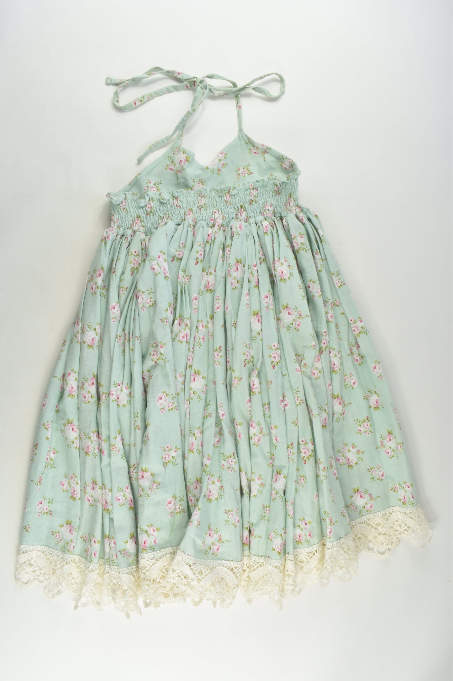 Dollcake Size 7 Floral Lace Hem Dress