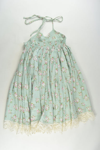 Dollcake Size 7 Floral Lace Hem Dress