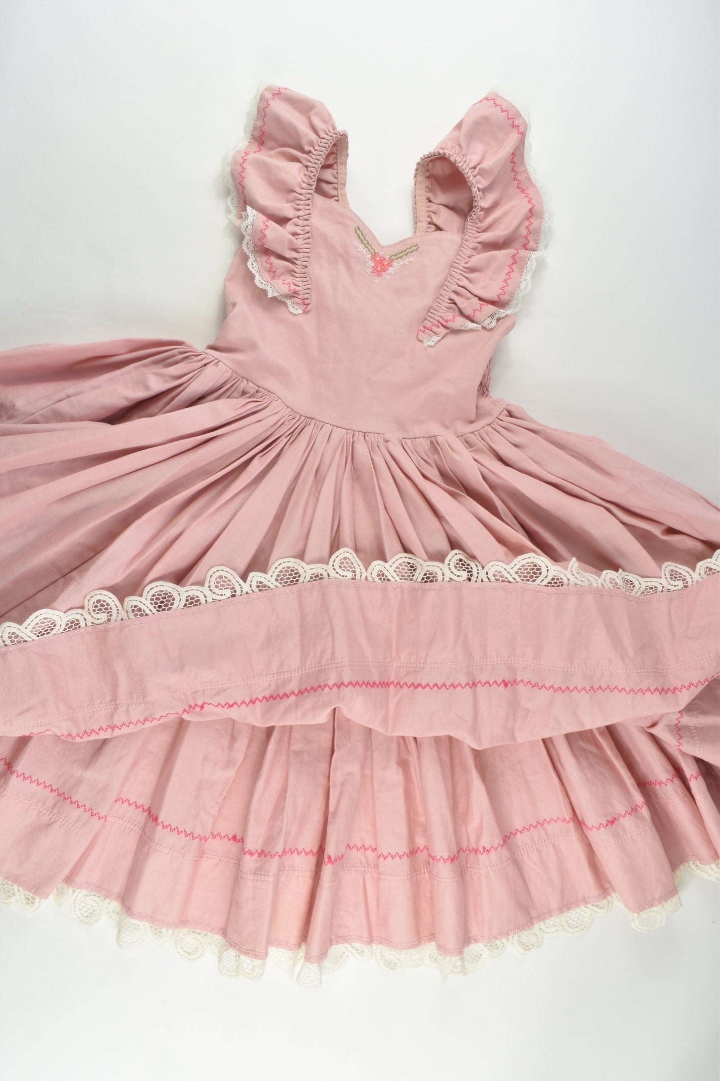 Dollcake Size 8 Embroidery and Lace Dress