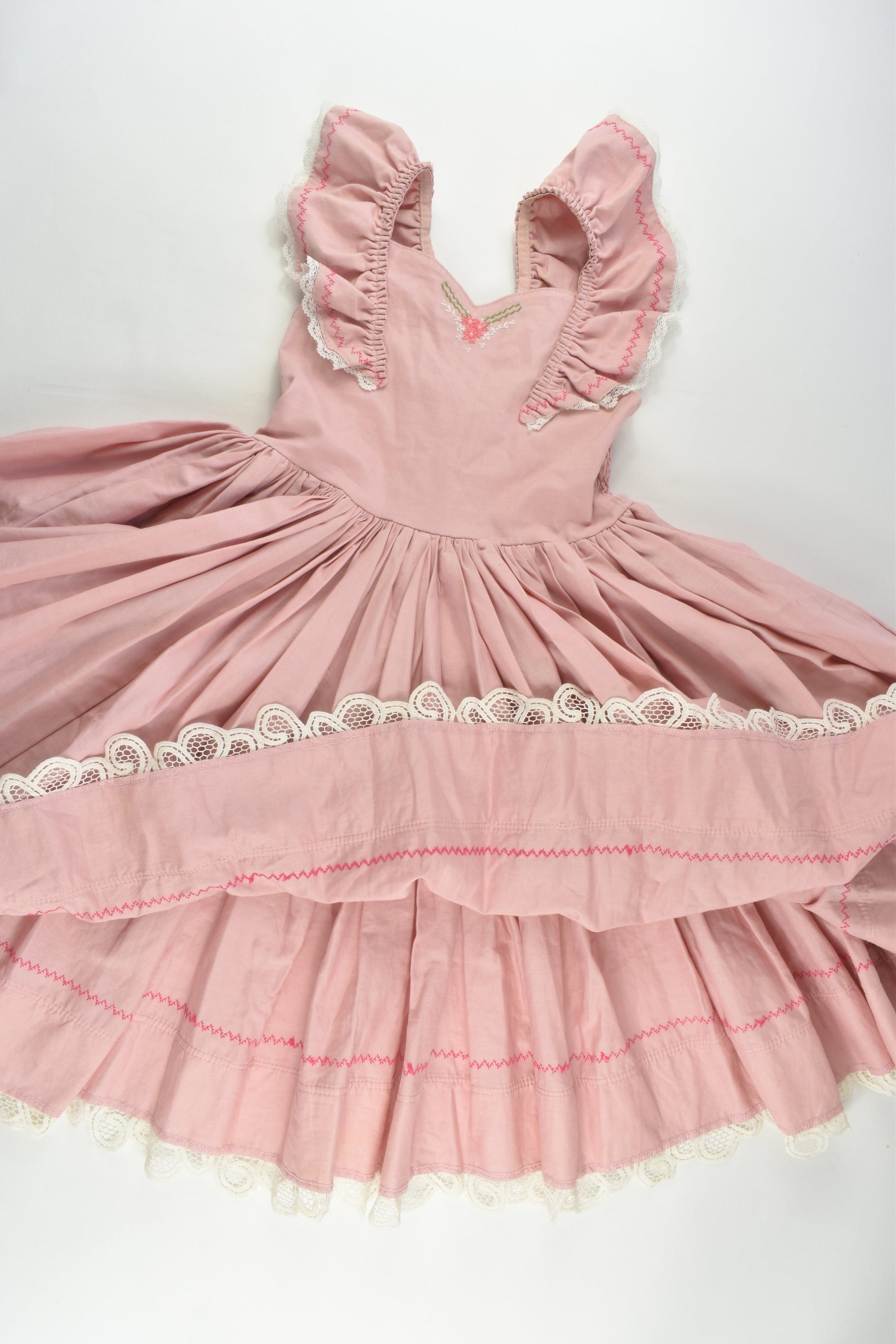 Dollcake Size 8 Embroidery and Lace Dress