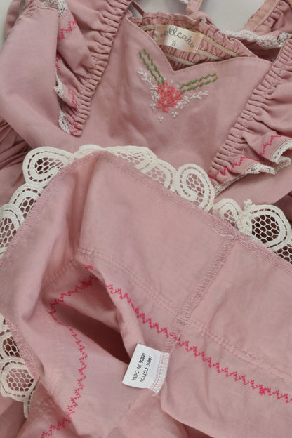 Dollcake Size 8 Embroidery and Lace Dress