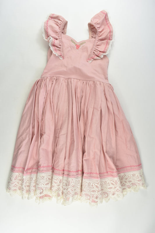 Dollcake Size 8 Embroidery and Lace Dress