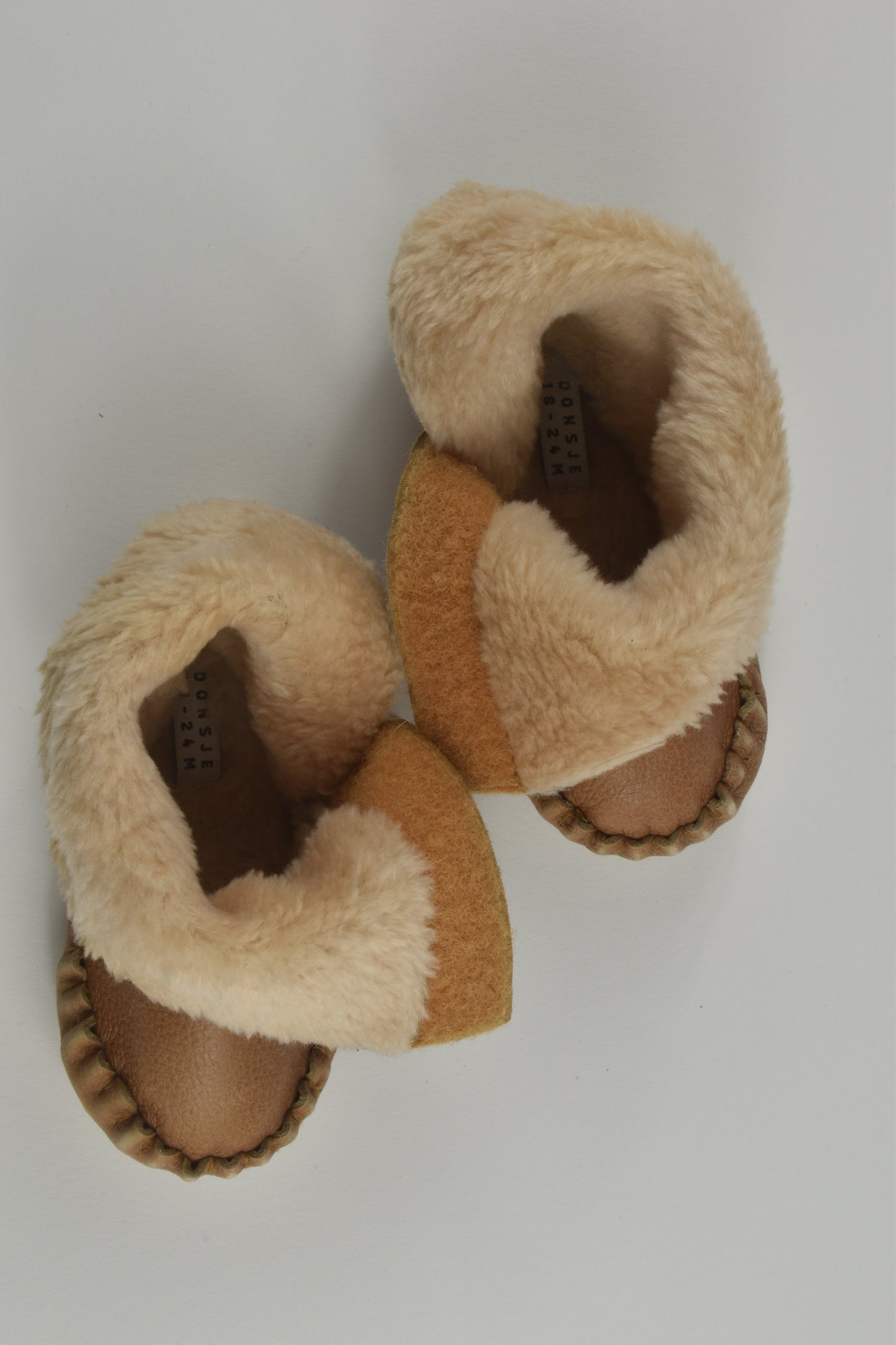 Donsje Size approx 4 Fur Soft Sole Leather Boots