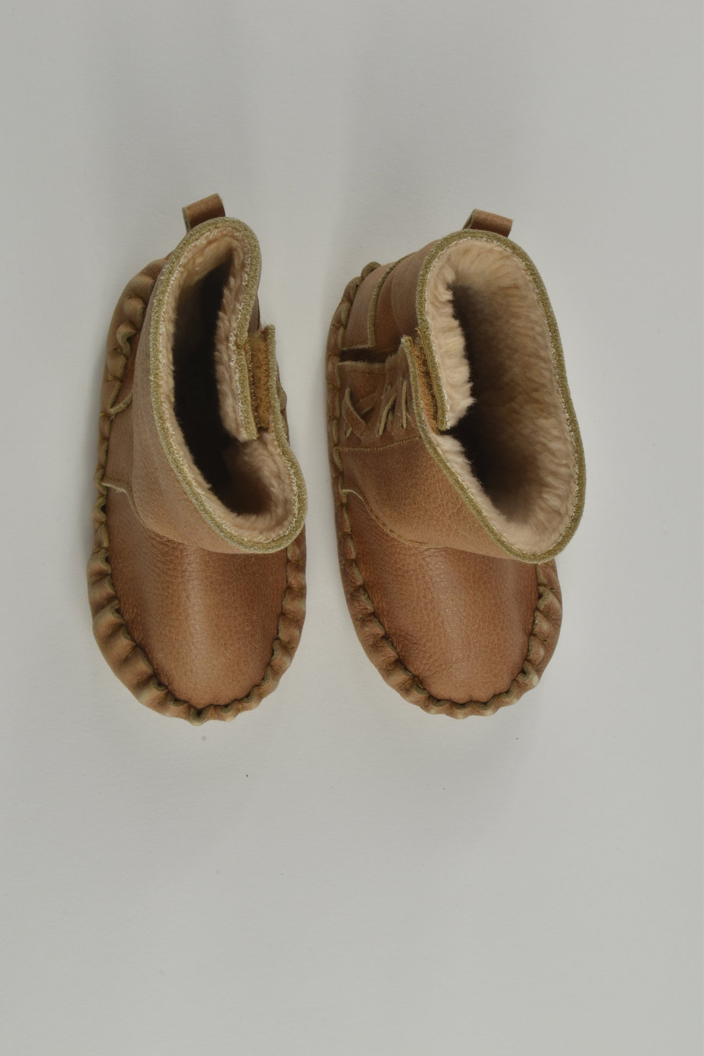 Donsje Size approx 4 Fur Soft Sole Leather Boots