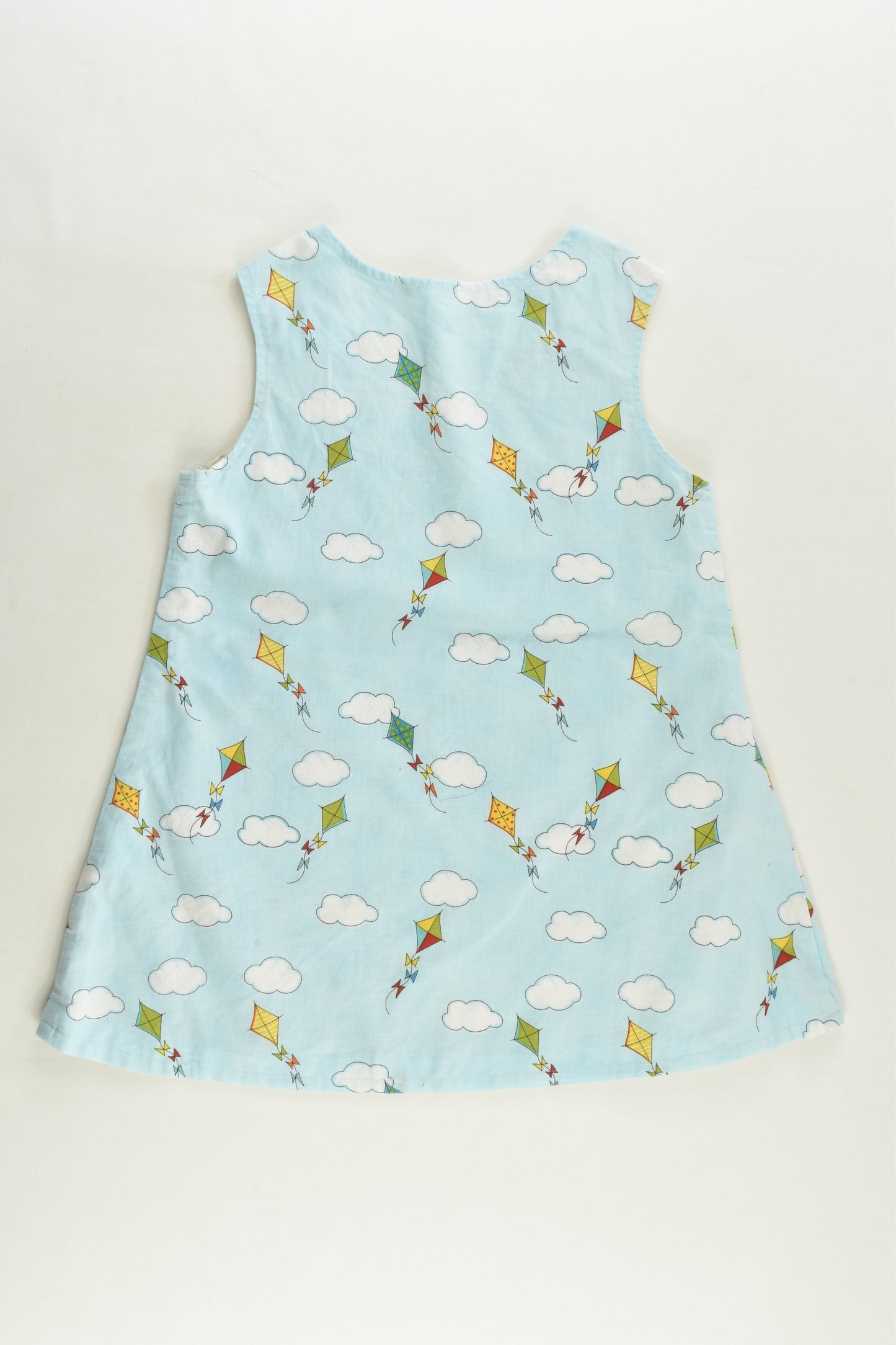 Dream A Littl Size approx 2 Handmade Kite and Clouds Pinafore Dress