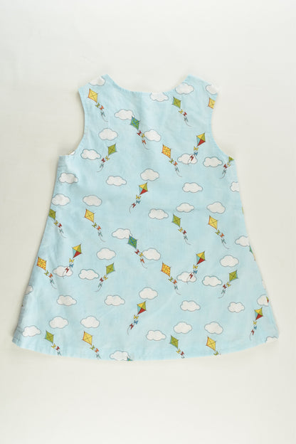 Dream A Littl Size approx 2 Handmade Kite and Clouds Pinafore Dress