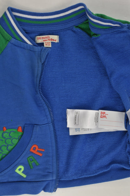 Du Pareil Au Même Size 00 (68 cm, 6 months) Fish Zip Jumper