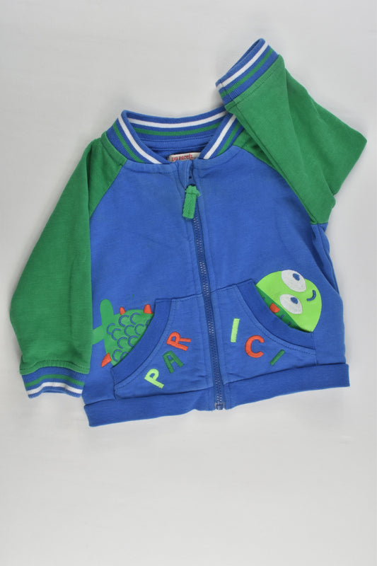Du Pareil Au Même Size 00 (68 cm, 6 months) Fish Zip Jumper