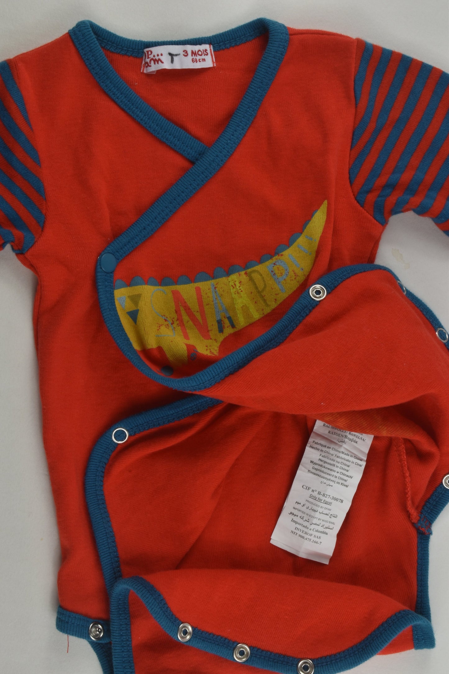 Du Pareil Au Même Size 000 (3 months) Bodysuit