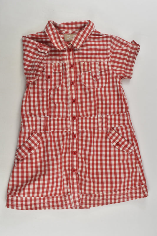 Du Pareil Au Même Size 1-2 (18-23 months) Checked Dress