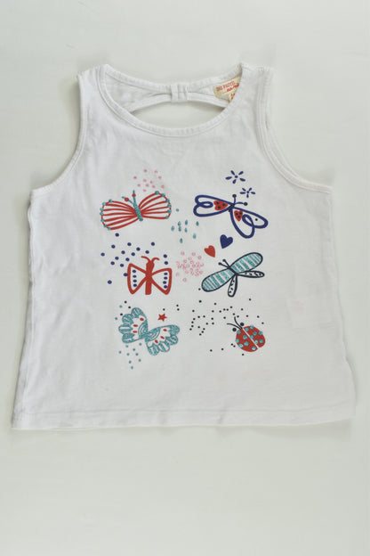 Du Pareil Au Même Size 3 (98 cm) Butterflies and Ladybug Tank Top