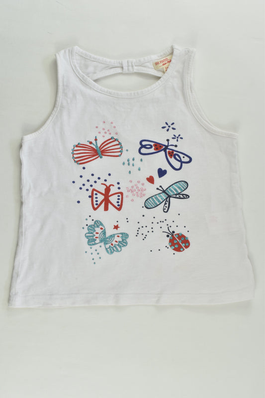 Du Pareil Au Même Size 3 (98 cm) Butterflies and Ladybug Tank Top