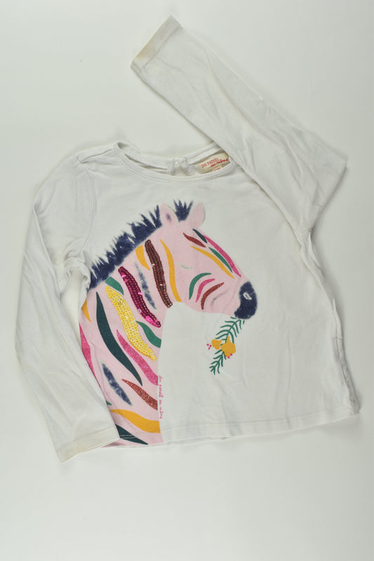 Du Pareil Au Même Size 4 Zebra Top