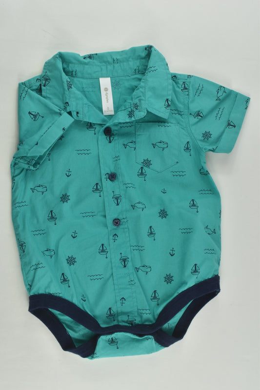 Dymples Size 0 (12 months) Nautical Bodysuit