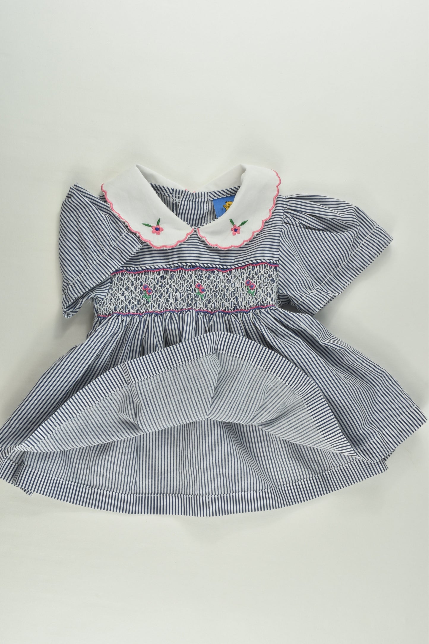 Dymples Size 000 Vintage Smocked Dress